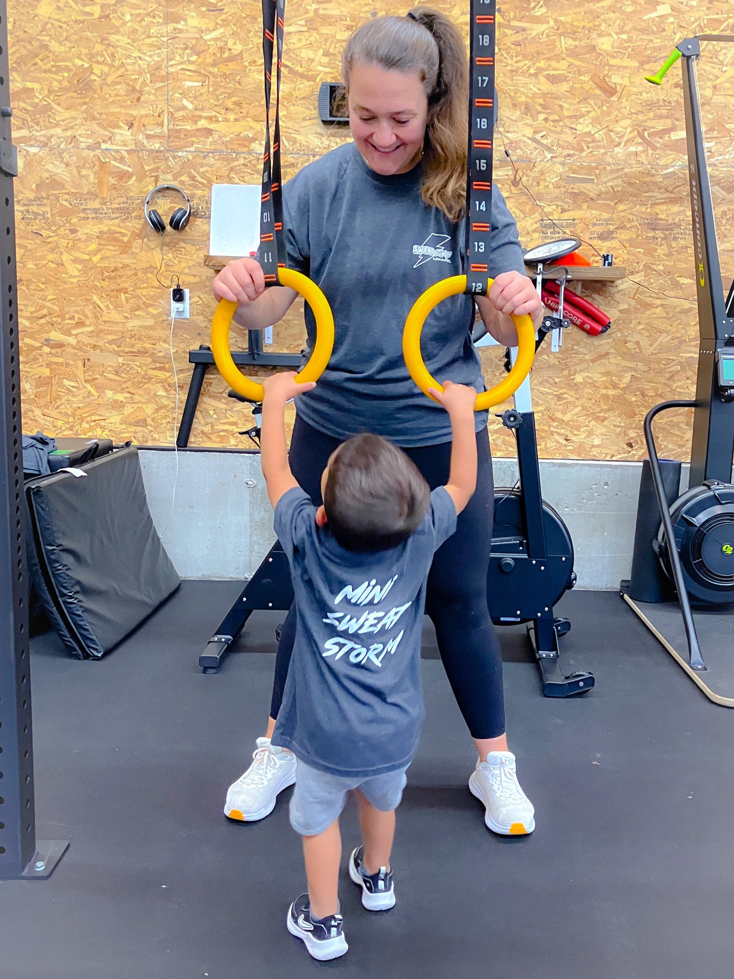 Youth Gray Mini Sweat Storm T-Shirt