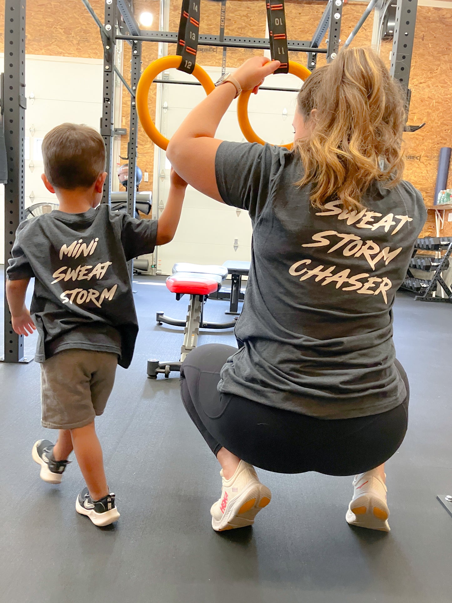 Youth Gray Mini Sweat Storm T-Shirt