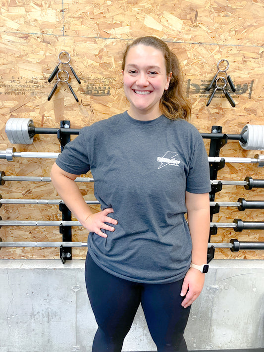 Adult Gray Sweat Storm Chaser T-Shirt