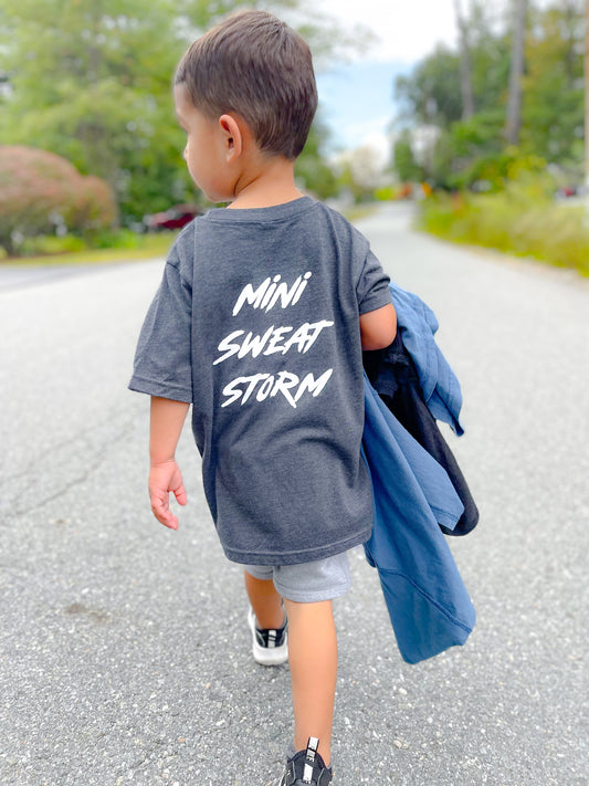 Youth Gray Mini Sweat Storm T-Shirt
