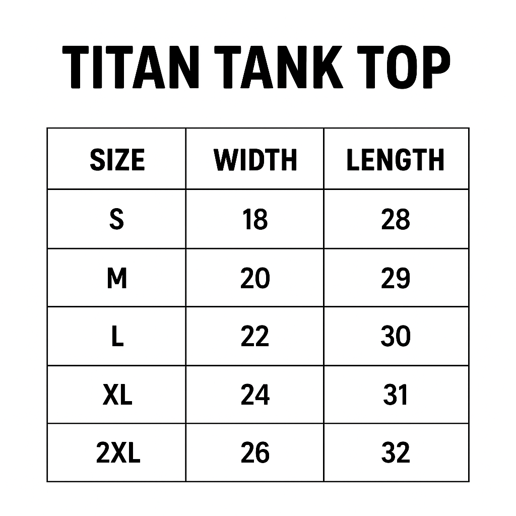 Black Titan Tank Top