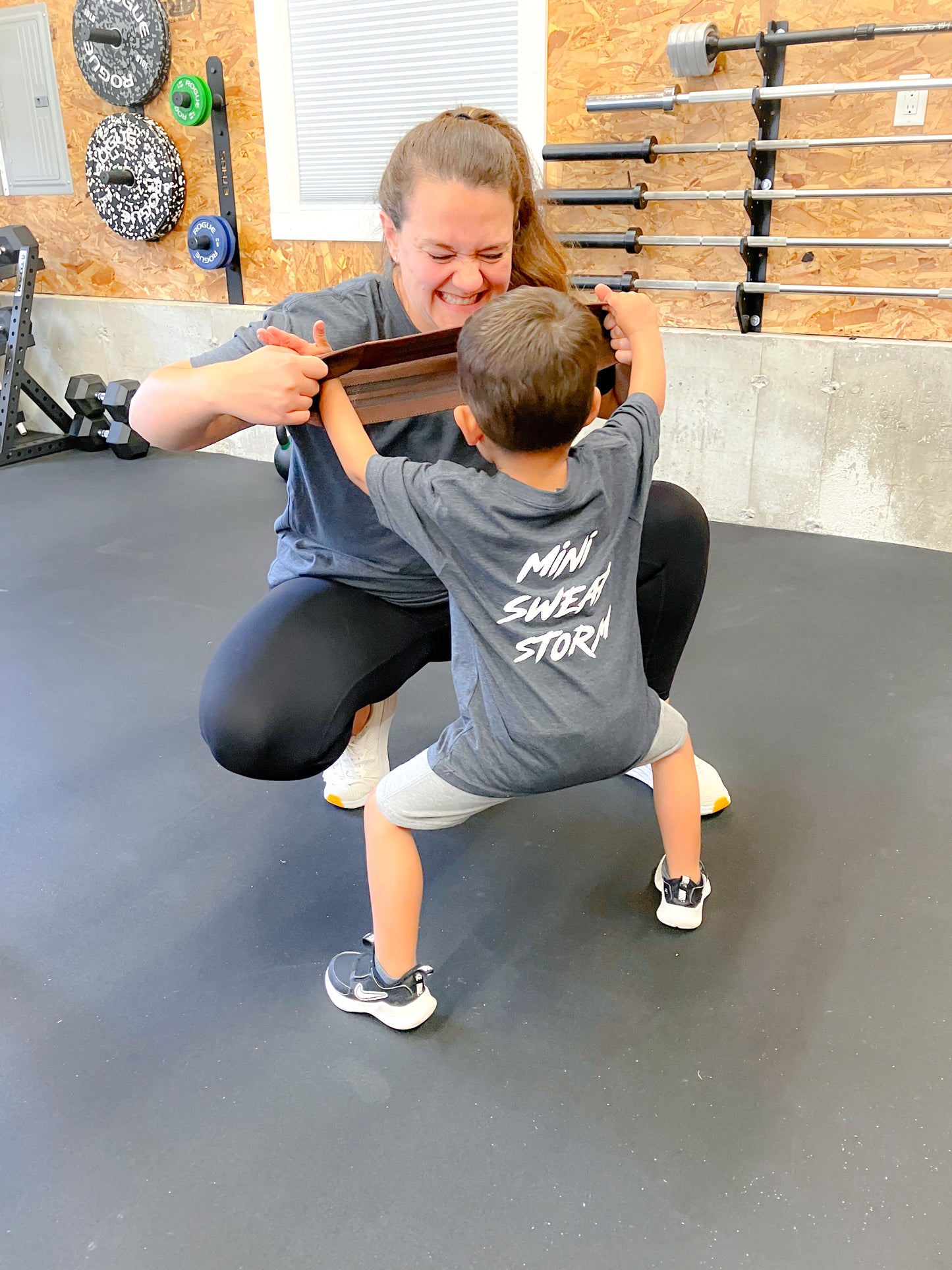 Youth Gray Mini Sweat Storm T-Shirt