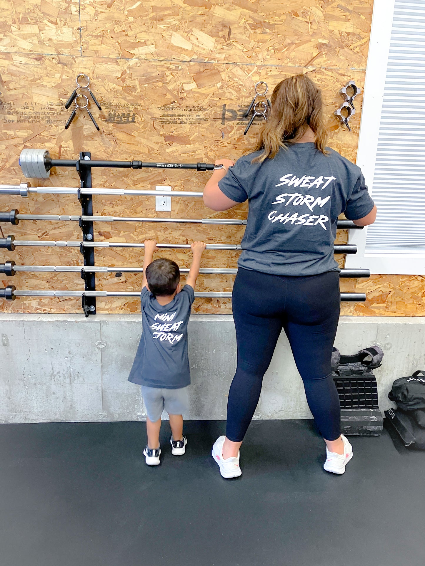 Youth Gray Mini Sweat Storm T-Shirt