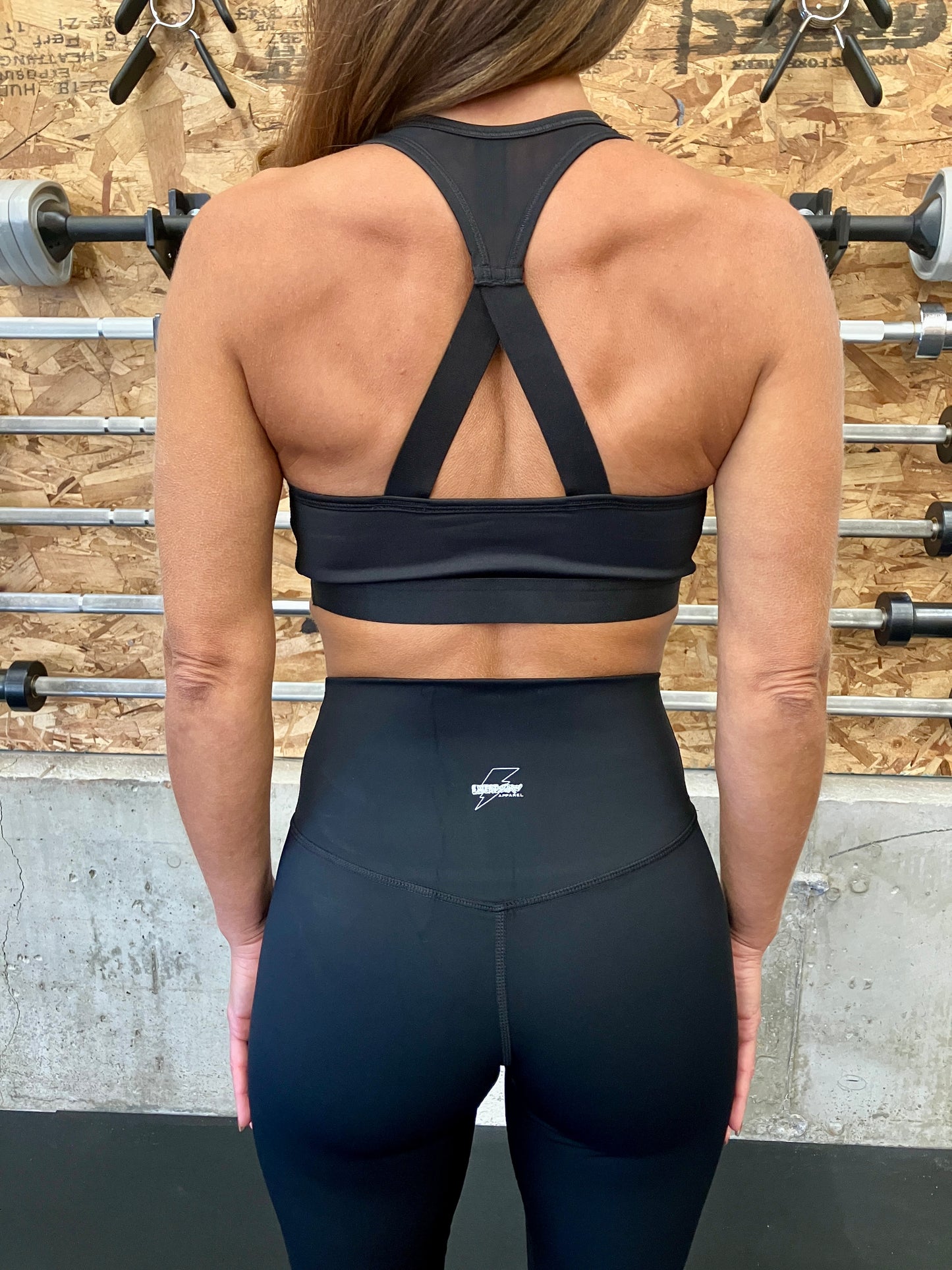 Black Velocity Sports Bra